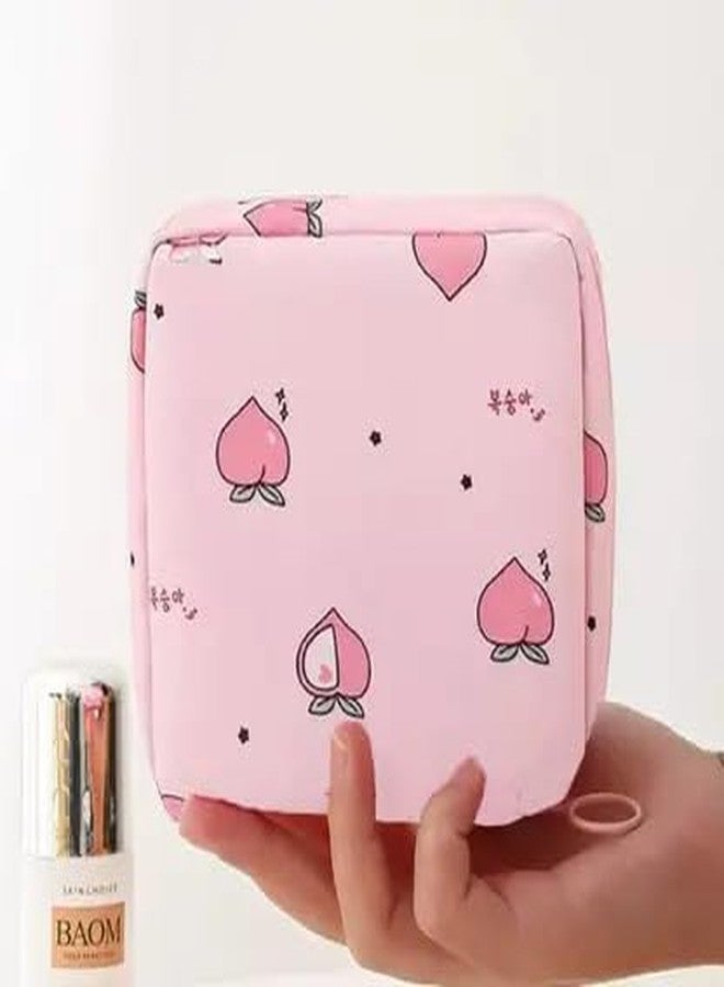 ARMAR Sanitary Napkin Storage Bag, 3Pcs Zipper Menstrual Pad Bag Portable Napkin Storage for Purse First Period Kit for Teen Girls Store Sanitary Pads for Women. (Blue, Pink,White, 1.0, count) - Image 5